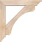 Ekena Millwork Legacy Traditional Smooth Bracket w/ Offset Brace, Douglas Fir, 5 1/2"W x 28"D x 28"H BKT0604X28X28LEC01SDF - alternate 2